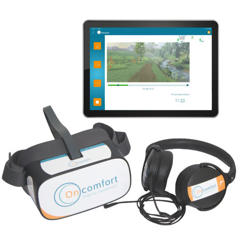 Virtual-Reality-Plattform / zur Sedierung - Sedakit™ - Oncomfort SA - immersiv / medizinisch / für Anästhesie
