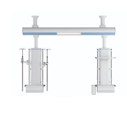 Wandmontierter Verteilerbalken - T100E - Panalex Medical - für Intensivpflege / mit Gondel