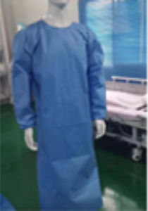 OP-Kittel / unisex - Panalex Medical - Einweg / Vlies / blau