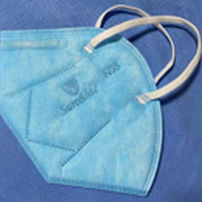 OP-Maske / mit Filter - N95  - Panalex Medical - für Erwachsene / himmelblau / dreilagig