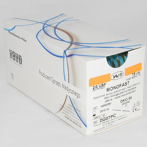 Resorbierbarer Nähfaden - MONOFAST  - Przedsiębiorstwo YAVO - Allgemeinchirurgie / Wundenchirurgie / orthopädische Chirurgie
