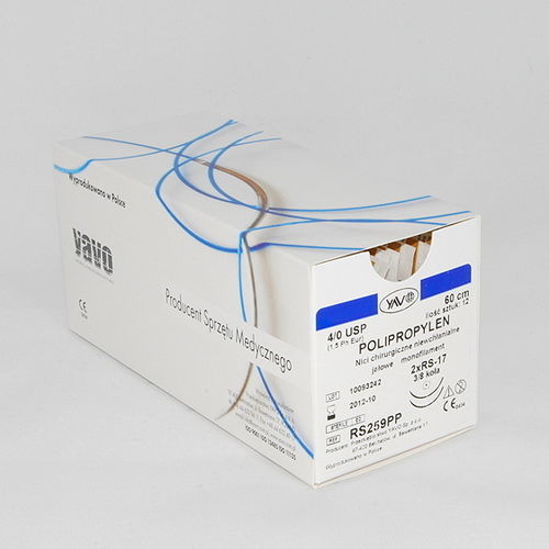 Nicht resorbierbarer Nähfaden - Polypropylene  - Przedsiębiorstwo YAVO - Wundenchirurgie / Plastische Chirurgie / Herz und Gefäßchirurgie