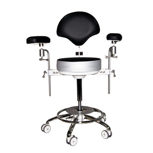 Hocker für Chirurgen - HP Gel - SA - BTC - Medical Equipment - höhenverstellbar / drehbar / pneumatisch