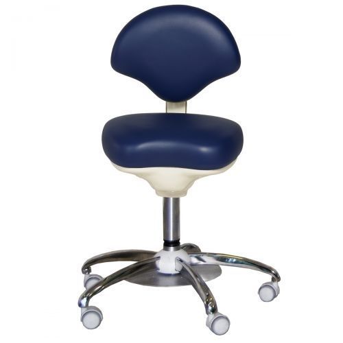 Hocker für Arztpraxis - HL Gel - BTC - Medical Equipment - höhenverstellbar / auf Rollen / mit Rückenlehne