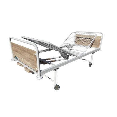 Mechanisches Bett - A 2 - Sté AMEL - Krankenhaus / mit fester Höhe / auf Rollen