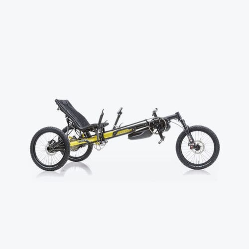 Liegedreirad zum Treten - KETTWIESEL CROSS - Hase Bikes - elektrisch / für Erwachsene / zusammenklappbar