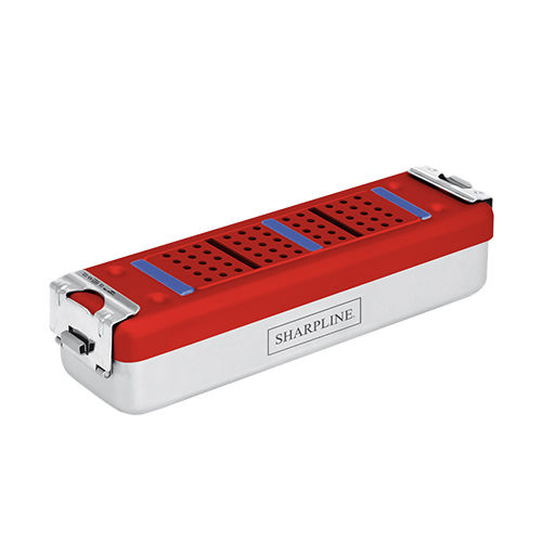 Sterilisationscontainer für Instrumente - 13.15.06 - SHARPLINE Surgical Innovations And Technologies - für Endoskope / mit Filter / Aluminium