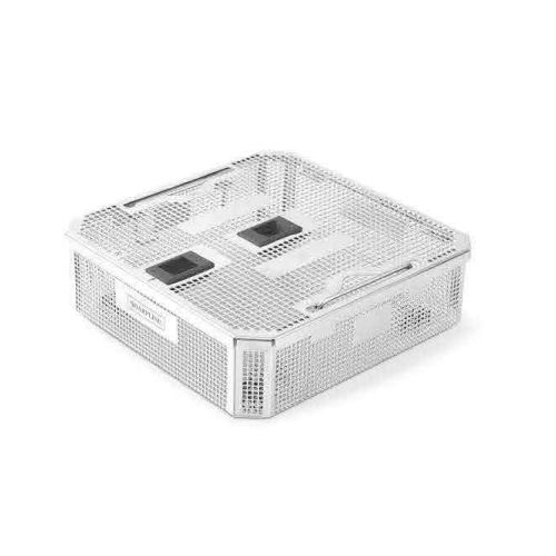 Sterilisationskorb für Instrumente - 21.12 series - SHARPLINE Surgical Innovations And Technologies - Edelstahl / perforiert / vergittert