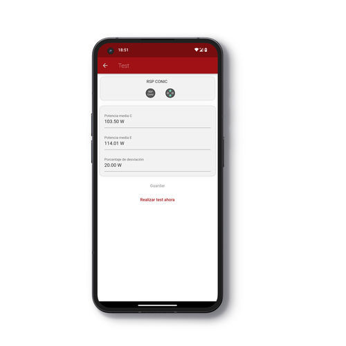 Mobile Applikation / Ausbildung - RSP Inercial performance - Aufzeichnung / medizinisch / Android