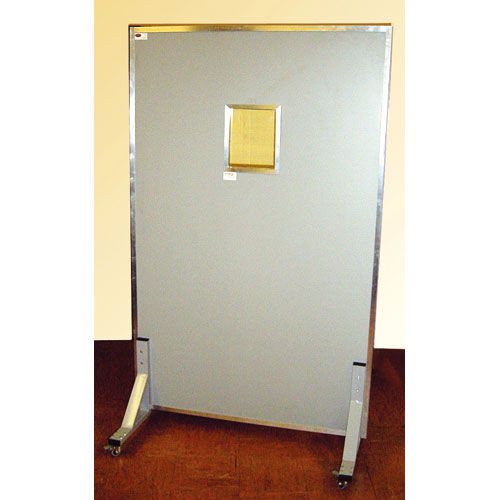 Röntgenstrahlen-Strahlenschutzschild - MS2Rxx - Rothband - mobil / mit Fenster / 2,00 mm