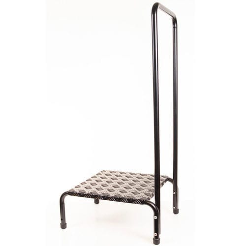 Stufentritt mit 1 Stufe - S103 - Rothband - rutschfest / mit Handlauf