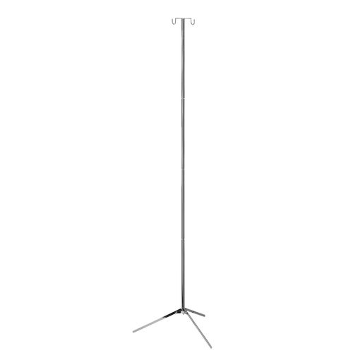 Zusammenklappbarer Infusionsständer - 45 400 00 - COMED - bodenstehend / 2 Haken / Edelstahl