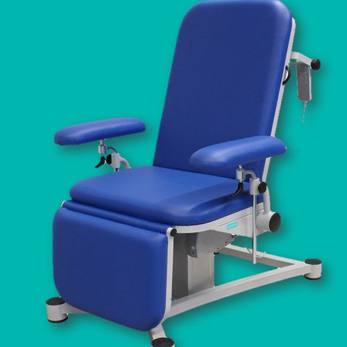Mechanischer Untersuchungsstuhl - 3XL47 - CALDARA - mit verstellbarer Rückenlehne / mit Fußstütze / dreiteilig