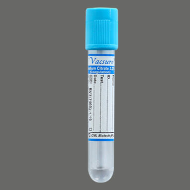Zylinderförmiger Probenahmeröhrchen - VS-NaC	 - CML Biotech - PET / für Probennahme / mit Natriumcitrat