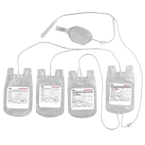 4-fach-Blutbeutel - MITRA Industries - CPD/SAG-M / PVC / WB-SP