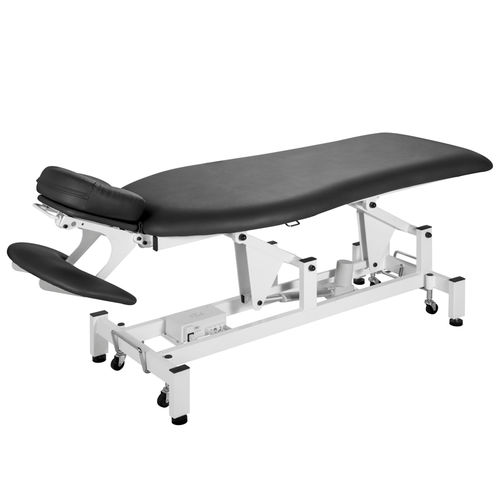 Elektrische Massageliege - 2212C - Silverfox Corporation Limited - auf Rollen / mit Kopfstütze / mit höhenverstellbarer Rückenlehne