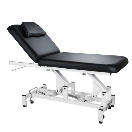 Elektrische Massageliege - 2212 - Silverfox Corporation Limited - auf Rollen / mit Kopfstütze / mit höhenverstellbarer Rückenlehne
