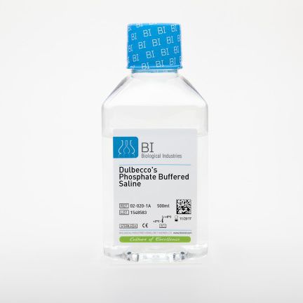 DPBS-Reagenz - 02-020-1A	 - Biological Industries - als Lösung / für Zellkultur / flüssig
