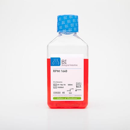 Milieu RPMI 1640 - 01-104-1A - Biological Industries - für Zellkultur / für Blutproben / flüssig