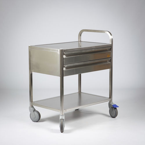 Medizinischer Wagen - 3124 - Equa OÜ - für Instrumente / für Transport / Edelstahl