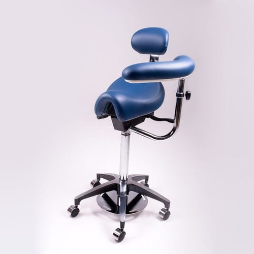 Hocker für Gesundheitseinrichtungen - 1957 - Equa OÜ - höhenverstellbar / drehbar / mit Rückenlehne