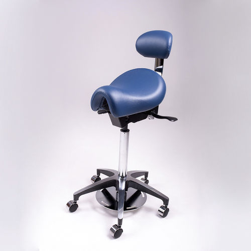Hocker für Gesundheitseinrichtungen - 1955 - Equa OÜ - höhenverstellbar / drehbar / mit Rückenlehne