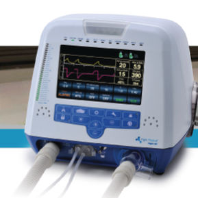 Beatmungsgerät für Intensivpflege - Flight 60 Turbine - Flight Medical Innovations - für Kliniken / elektronisch / mit intermittierendem positivem Druck