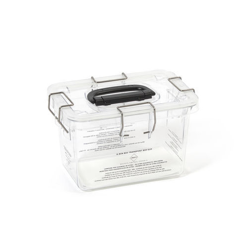 Transportbehälter - BIO 01P - M.&G. INTL srl - für Probenröhrchen / für biologische Proben / Polycarbonat