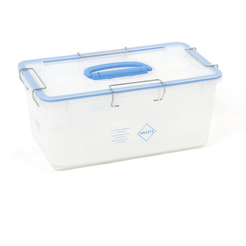 Probenbehälter für Transport - BIO 04L-E - M.&G. INTL srl - für Probenröhrchen / für biologische Proben / Polypropylen
