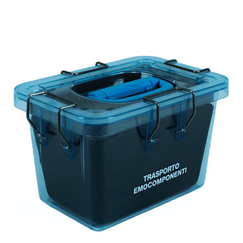 Transportbehälter - EMO 01P - M.&G. INTL srl - für Blutkonserven / Polyethylen / stapelbar