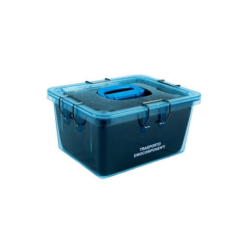 Transportbehälter - EMO 02S - M.&G. INTL srl - für Blutkonserven / Polyethylen / stapelbar