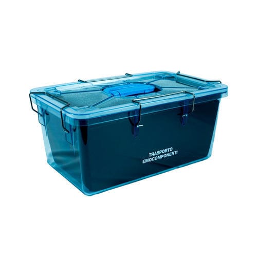 Transportbehälter - EMO 03M - M.&G. INTL srl - für Blutkonserven / Polyethylen / stapelbar