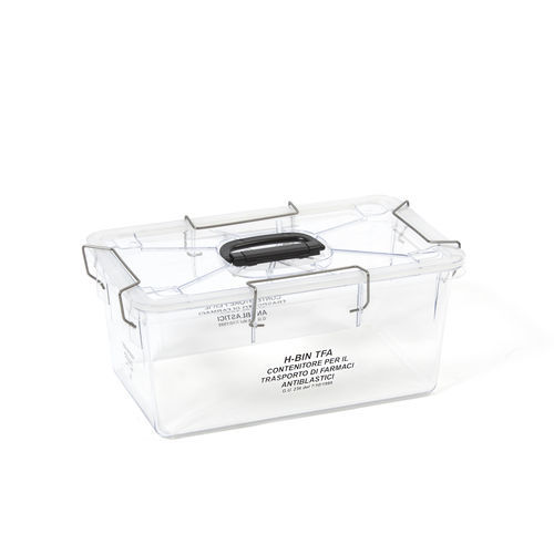 Probenbehälter für Transport - TFA 03M - M.&G. INTL srl - für Chemotherapieprodukte / Polycarbonat / autoklavierbar