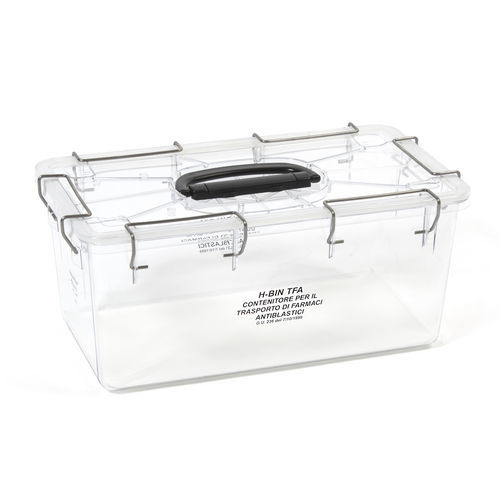 Probenbehälter für Transport - TFA 04L - M.&G. INTL srl - für Chemotherapieprodukte / Polycarbonat / autoklavierbar