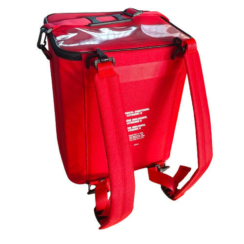 Rucksack für biologische Proben - BIO ZN2 - M.&G. INTL srl - Schulterriemen / Polyester / isotherm