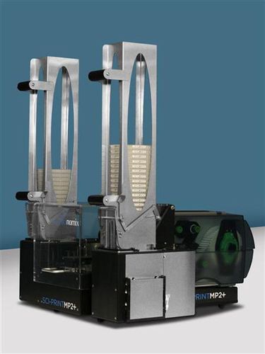 Etikettierer für Mikroplatten - Sci-Print MP2+ - Scinomix, Inc - für die Pharmaindustrie / automatisch