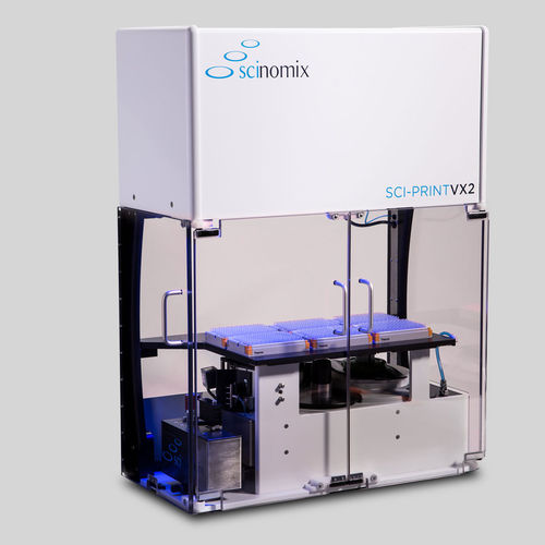 Reagensgläser-Etikettierer - Sci-Print VX2 - Scinomix, Inc - automatisch