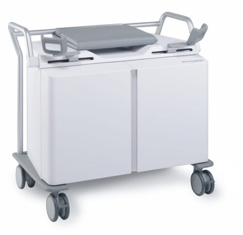 Wagen für gynäkologische Pflege - GynoCart™ - RetroFit Medical - mit Regal / mit Platte / 2-türig