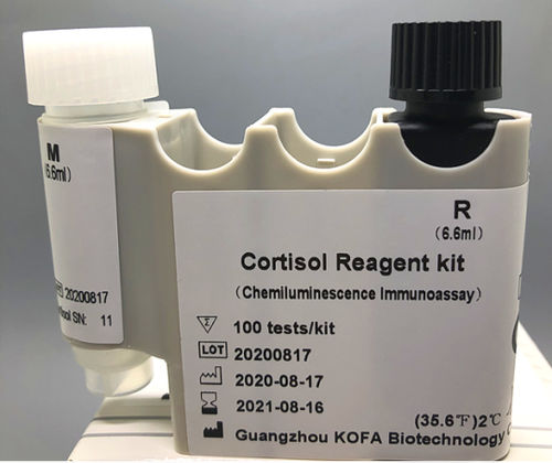 Cortisol-Reagenzkit - Guangzhou KOFA Biotechnology Co.,Ltd. - als Lösung / zur Immunanalyse / flüssig
