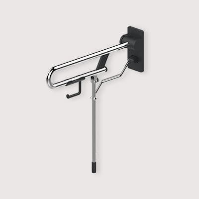 Haltebügel für Bad - 12017GR-LS - AKW Medicare - für Toilette / klappbar