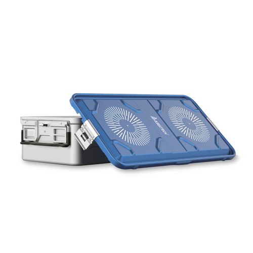 Sterilisationscontainer für Instrumente - Standard Model - Asel Medikal - anodisiertes Aluminium / mit Filter