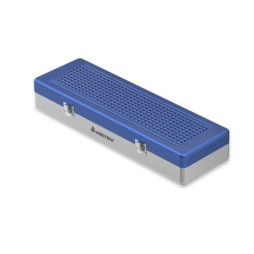 Sterilisationscontainer für Instrumente - Implant Model - Asel Medikal - für orthopädische Instrumente / mit Filter / anodisiertes Aluminium