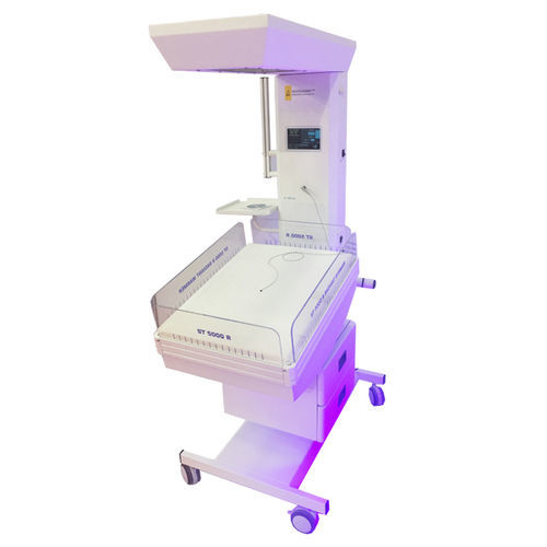 Reanimationseinheit für Säuglinge / mit Phototherapie-Lampe - ST 5000 RL - Tali Medical - auf Rollen / mit APGAR-Timer