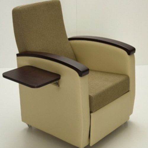 Neigbarer Ruhesessel - DLCE 3917 - HNT Medical - manuell / Leder / mit Fußstütze