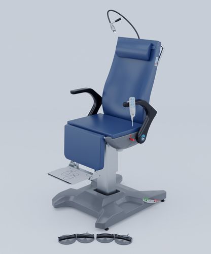 HNO-Untersuchungsstuhl - 6000 Series - HNT Medical - elektrisch / mit verstellbarer Rückenlehne / mit Fußstütze