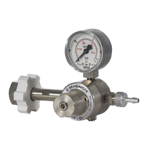 O2-Druckregler - HF - BEHRINGER - Luft / CO2 / N2O