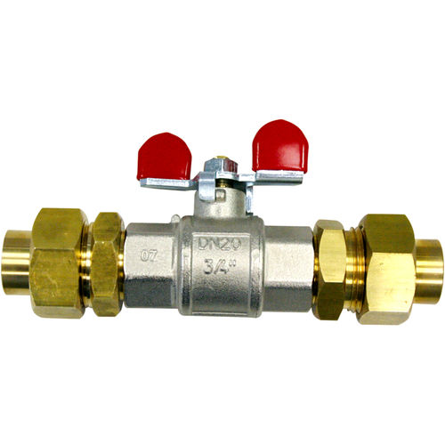 Ventil für medizinische Gase - H Series - BEHRINGER - Vakuum / Absperr / Messing