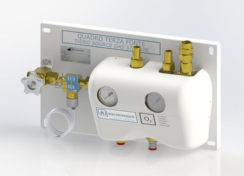 Sauerstoff-Verteilereinheit - ECO/4 III  - BEHRINGER - CO2 / N2O / Luft