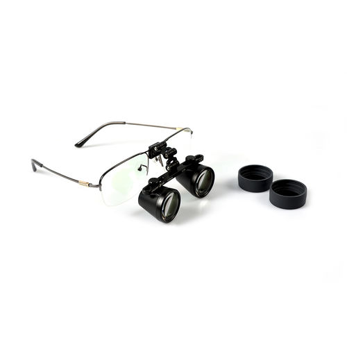 Lupenbrille - Titanium  - Chamfond Biotech - mit Flip-up-Funktion
