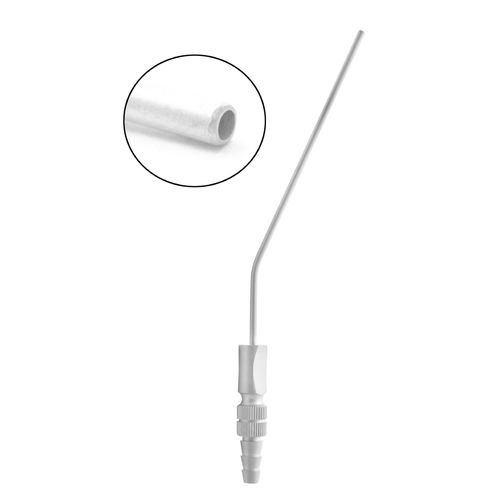 Kanüle / dentale Absaug- - LD29-115 - Lenox Instrumentation - Frazier / gebogen / Edelstahl